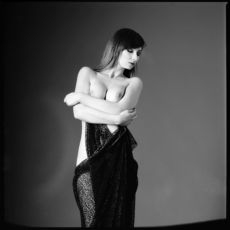 analog, Magda, Hasselblad 203FE, modelka, akt, nude, studio