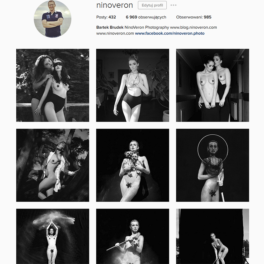 instagram, analog, hasselblad 203FE, modelki, Ninoveron, akt, nude